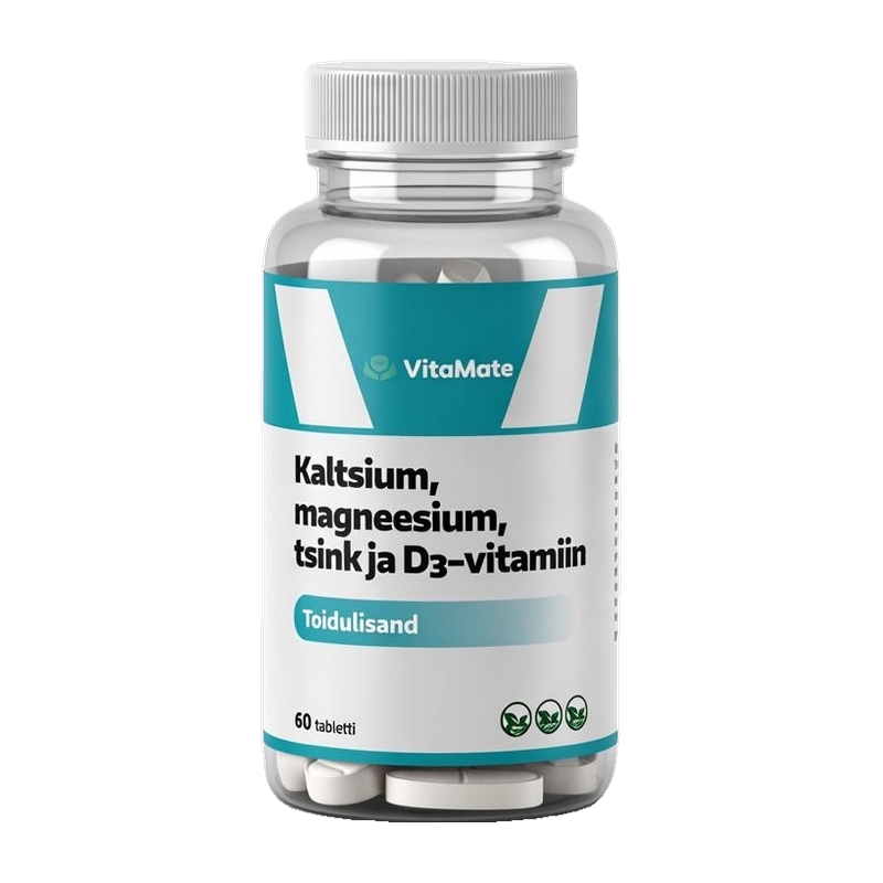 Kaltsium, magneesium, tsink ja D3-vitamiin